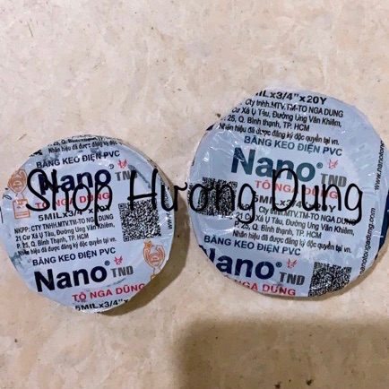 Băng dính điện Nano đen