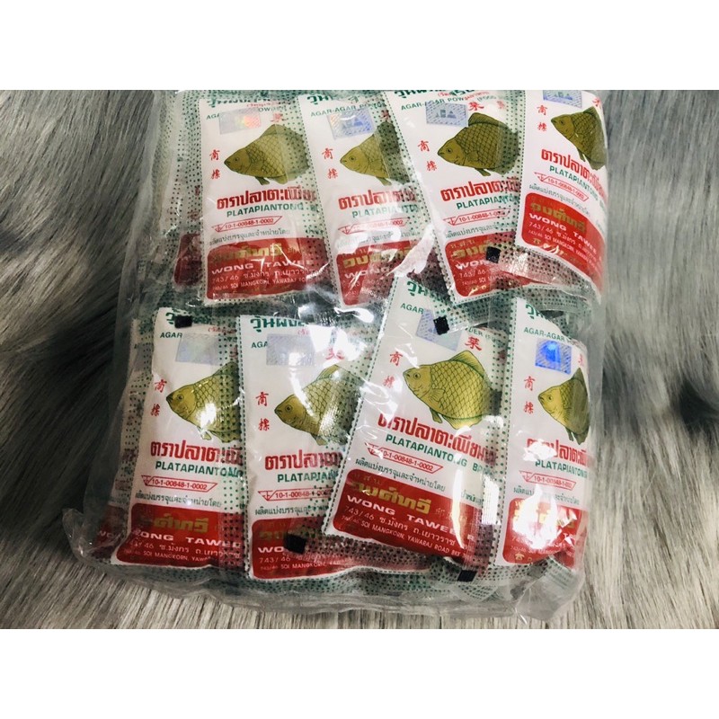 Bột Rau Câu Giòn Con Cá Thái Lan 25g