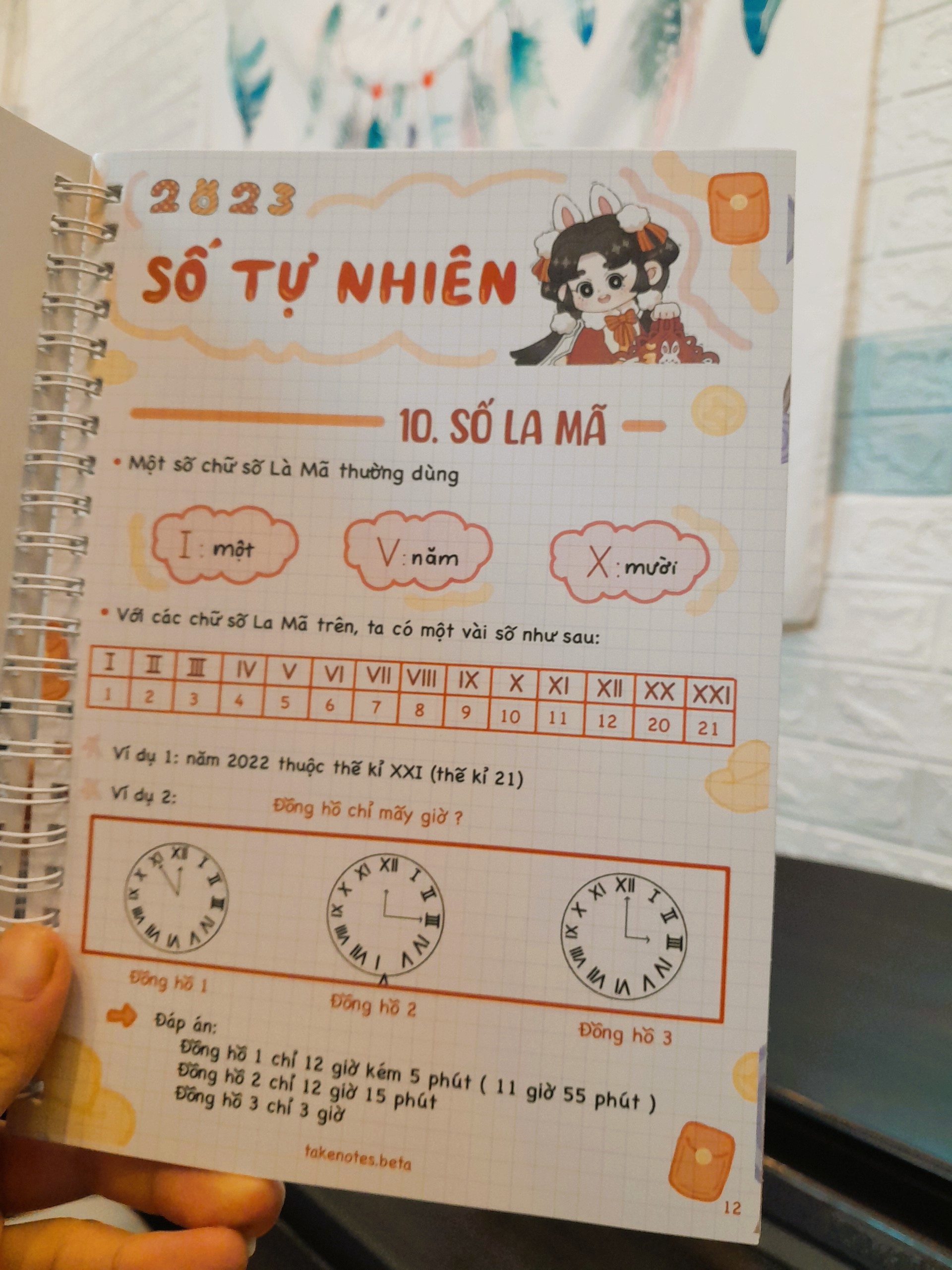 Sổ Takenote Toán 2-3 khổ A5