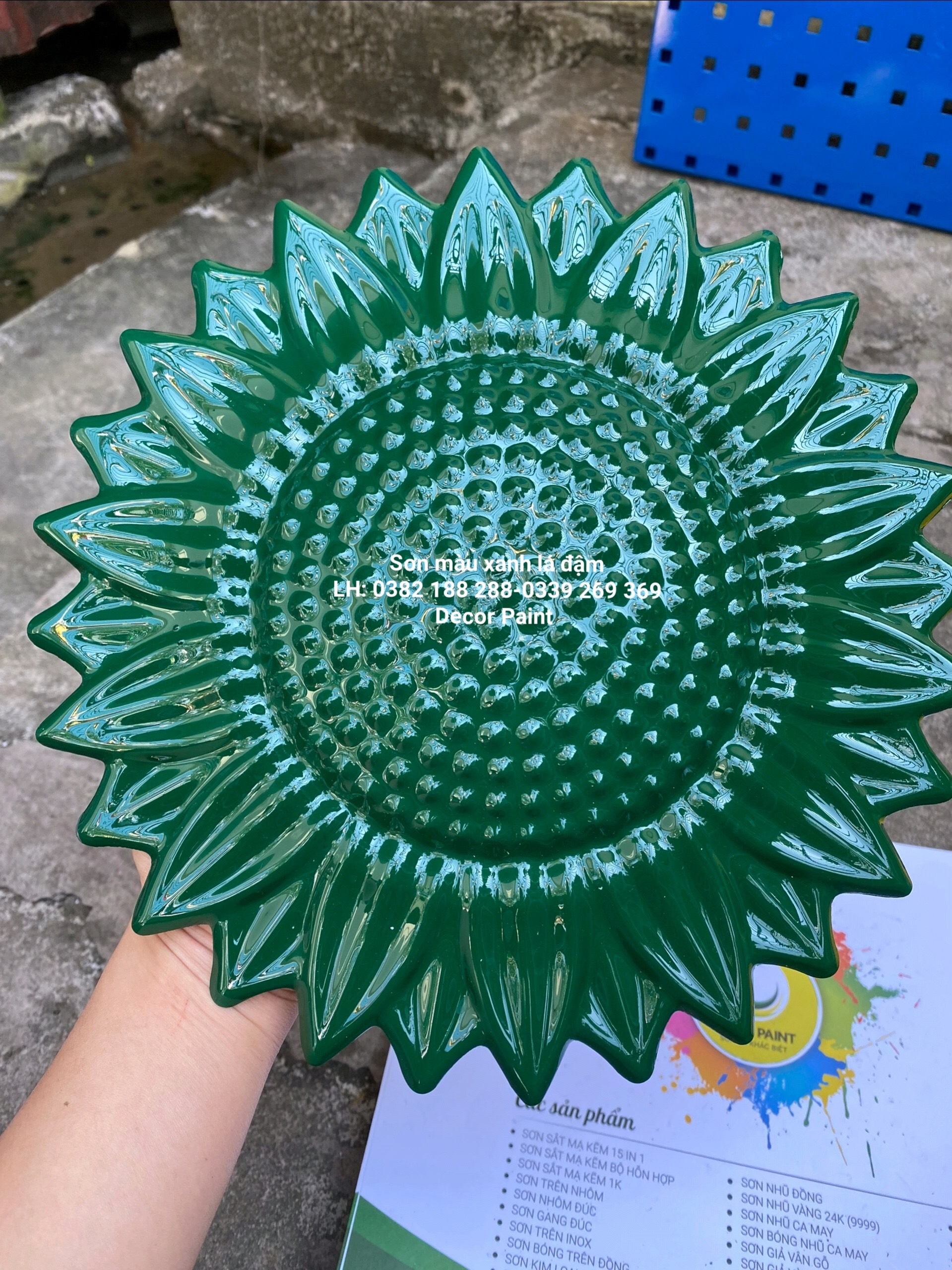Sơn 2k màu xanh lá Decor Paint