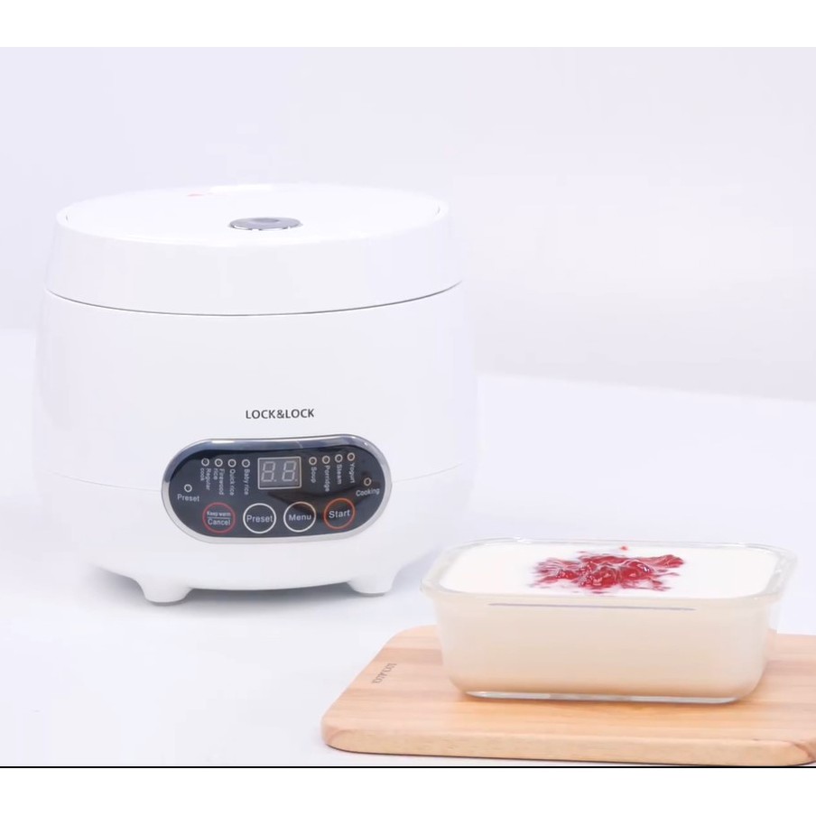 Nồi Cơm Điện Mini siêu tiện lợi 0.8 lít Lock&Lock - EJR326