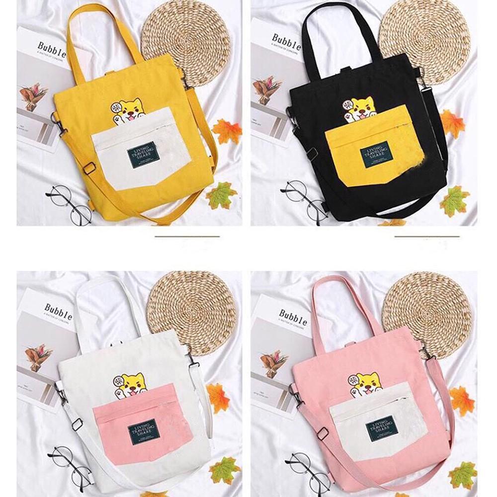 [HCM]Túi tote hình chó so cute