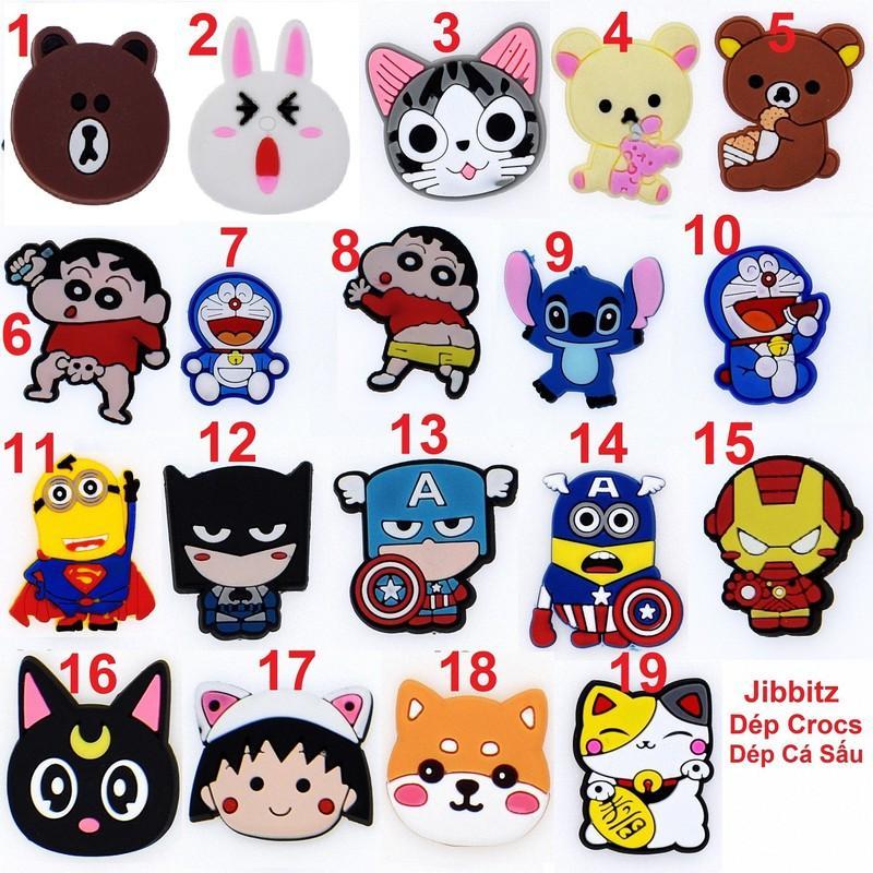 [HCM]Jibbitz Gắn Dép Cross Dép Cá Sấu
