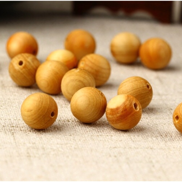 Hạt gỗ tùng bách làm vòng tay, đồ handmade DIY - Hàng loại 1 siêu đẹp PH736