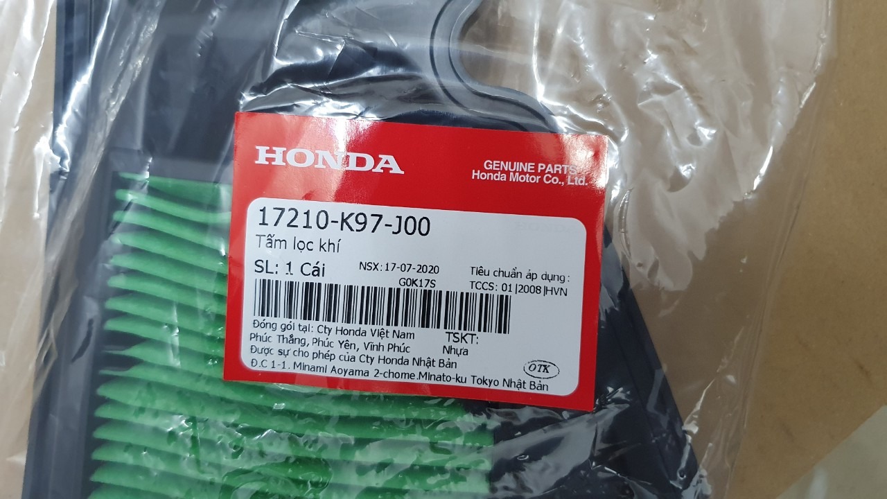 TẤM LỌC GIÓ HONDA PCX 2018-2020