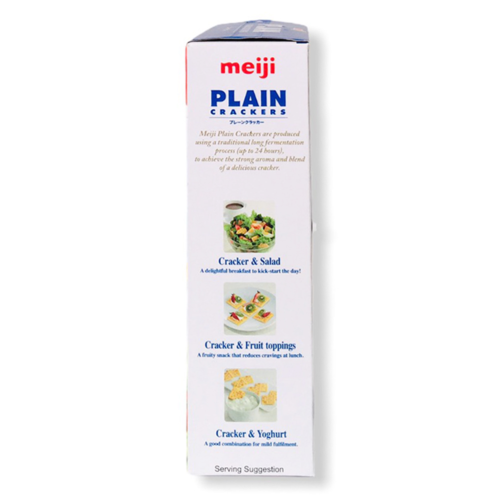 [HCM][HÀNG NHẬP KHẨU] Bánh Quy Ăn Kiêng Meiji Plain Cracker Nhật Bản 104G