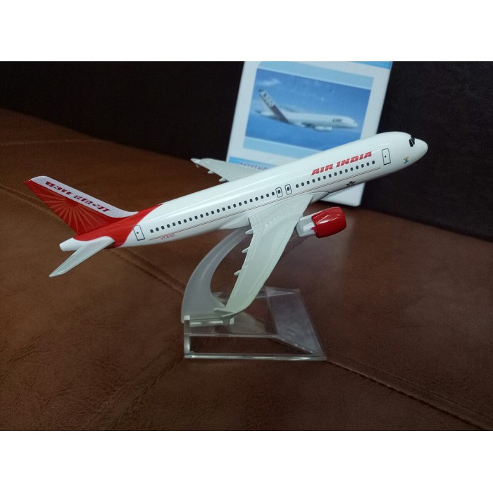 Mô hình máy bay tĩnh A380 India Air 16cm