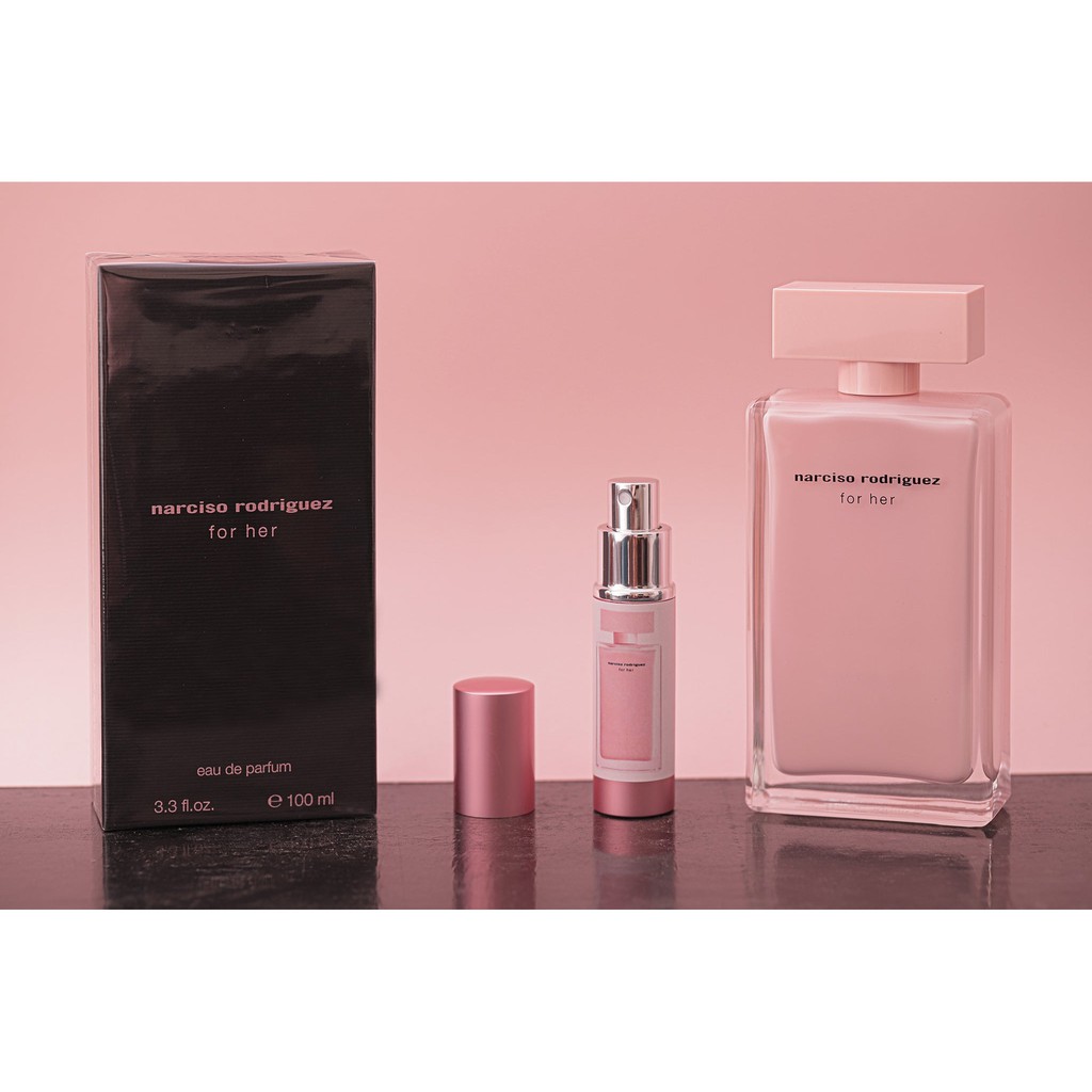 Nước hoa Nữ - Narciso for Her EDP ( Nar hồng nhạt cao) - 10ml - 5ml (Auth)