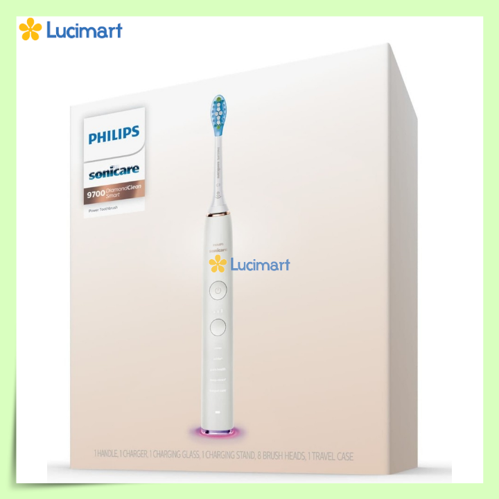 Bàn chải điện Philips Sonicare 9700 DiamondClean Smart [Hàng Mỹ]