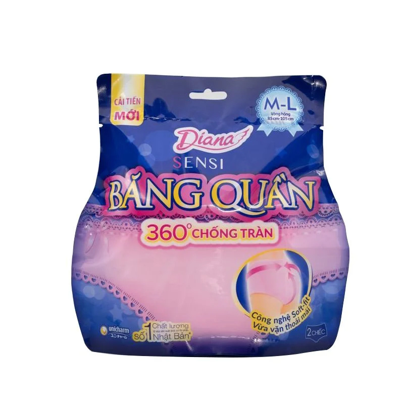 Băng vệ sinh diana sensi băng quần 360 chống tràn