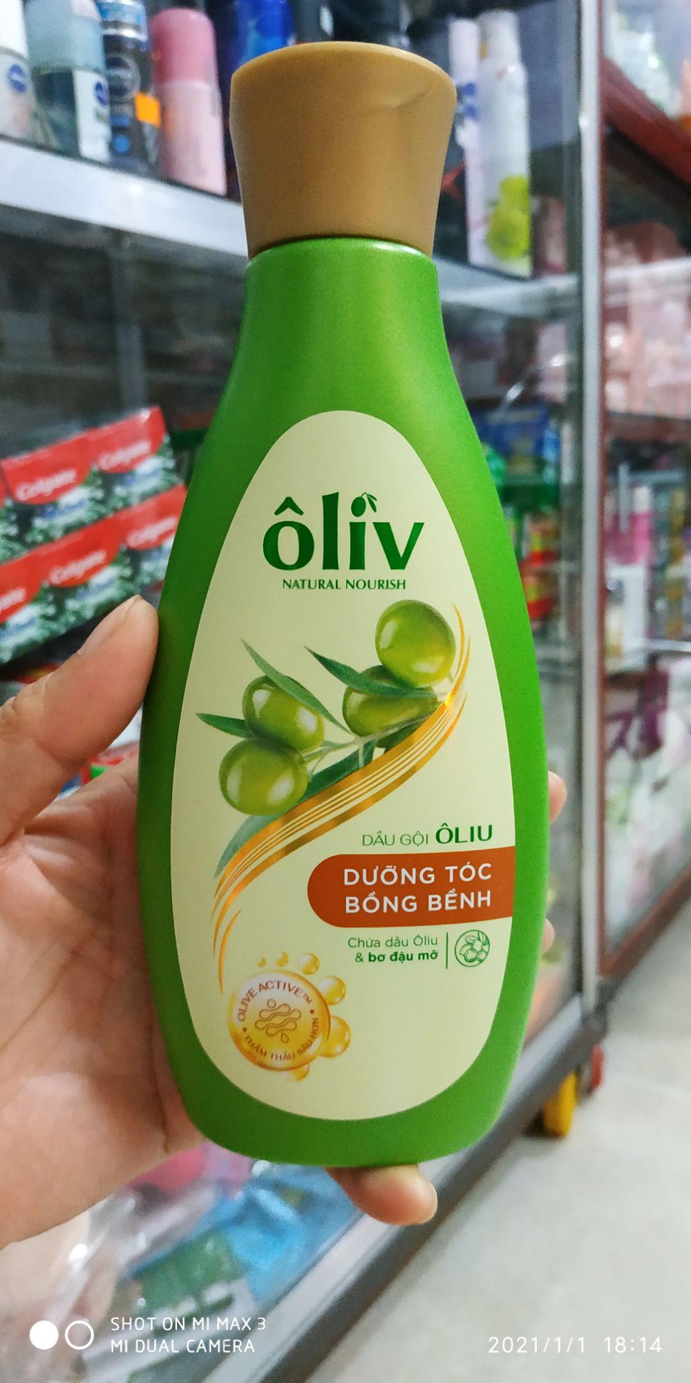 Dầu gội dưỡng tóc bồng bềnh ôliv 250ml! hàng chính hãng