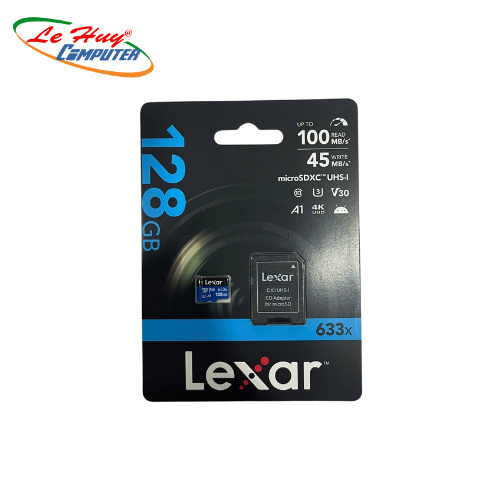 Thẻ Nhớ MicroSDHC Lexar 32GB Class 10 U1 V10 A1 LSDMI32BB633A