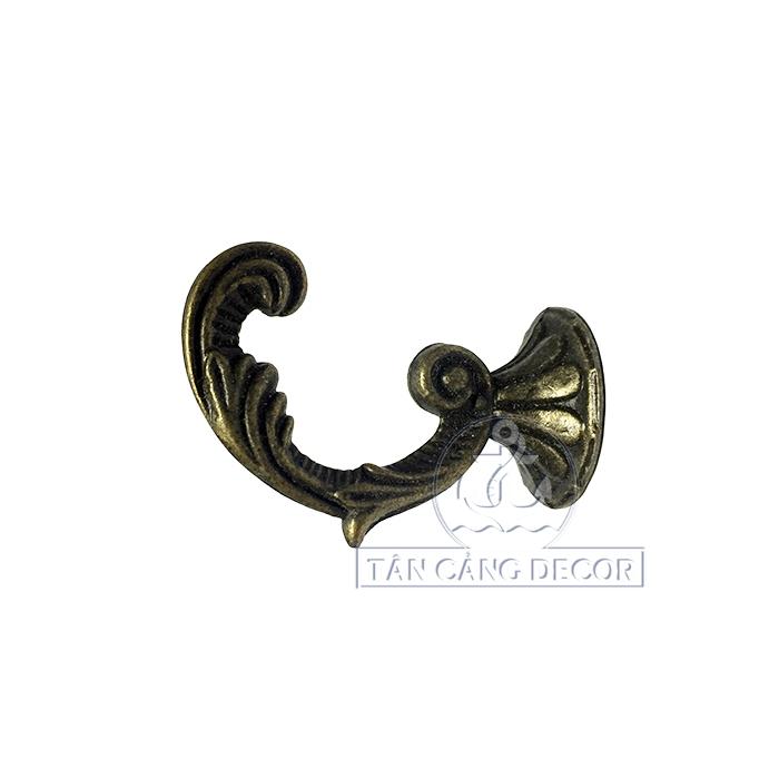Móc treo đơn hình đôi cánh 4 màu đồng sẫm- KT: 4.5cm
