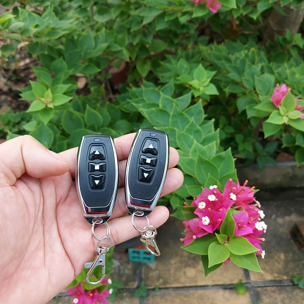 Điều khiển - 1 chạm 2 dây -  từ xa cửa lùa xe ô tô 12v