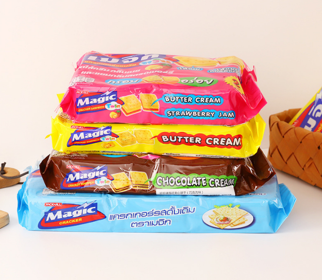 Bánh Magic Cracker Thái Lan Kẹp Kem