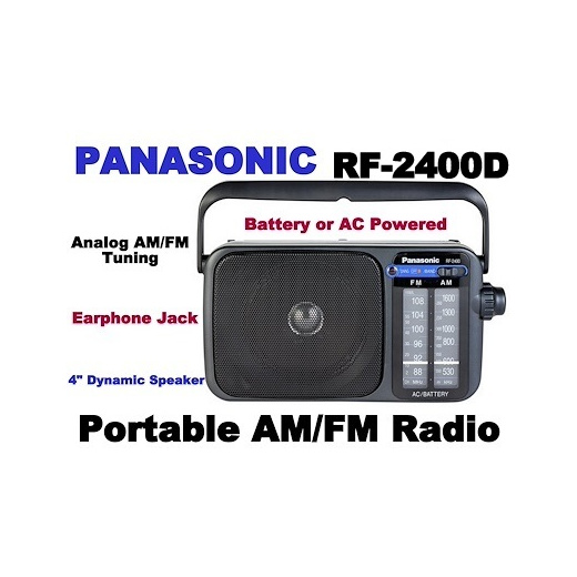 Radio Panasonic RF-2400D ( 1 Đổi 1 ) Tặng Pin 