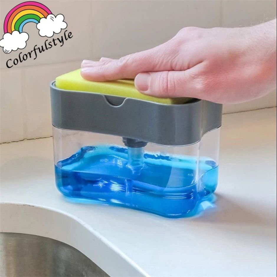 [HCM]Hộp Xà Phòng Rửa Chén Nhấn Để Tạo Bọt