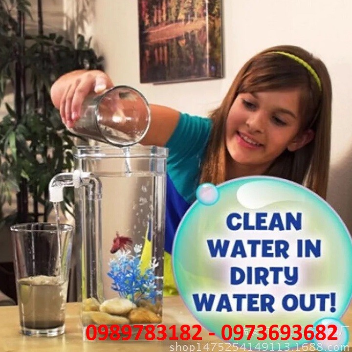 BỂ CÁ MINI - BỂ CÁ MINI THAY NƯỚC THÔNG MINH CÓ ĐẦY ĐỦ PHỤ KIỆN