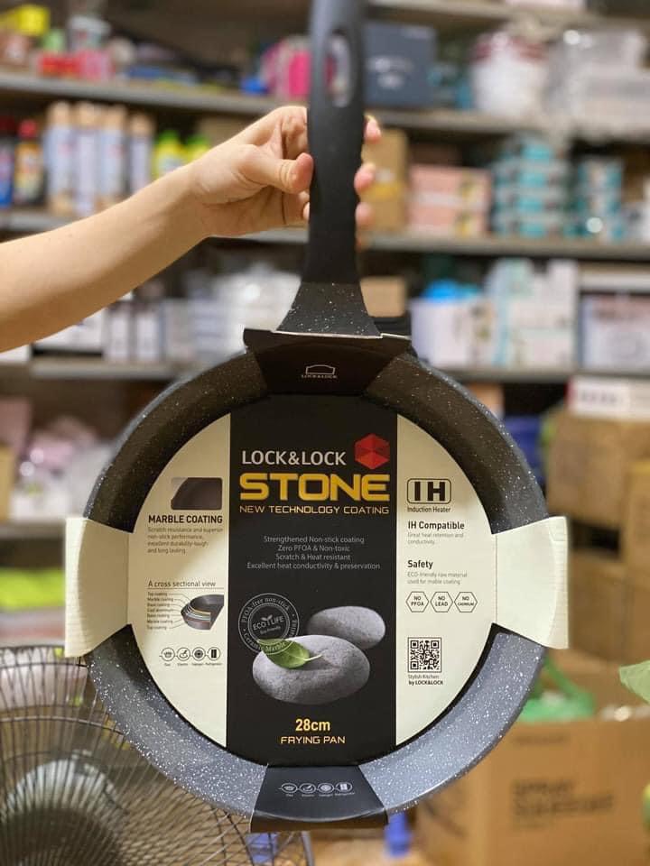 Chảo đá cao cấp 7 lớp Cookplus Stone LocknLock LCA6243D (24cm)