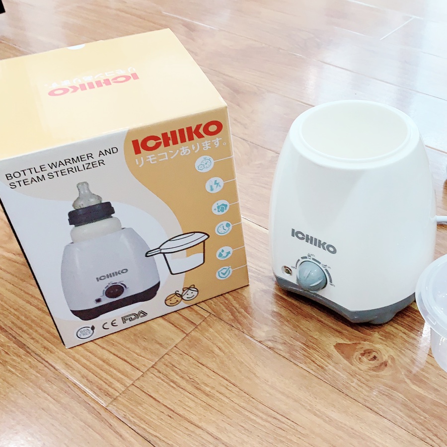 (MIỄN SHIP) Máy Hâm Sữa ICHIKO Nhật Bản 4 Chức Năng