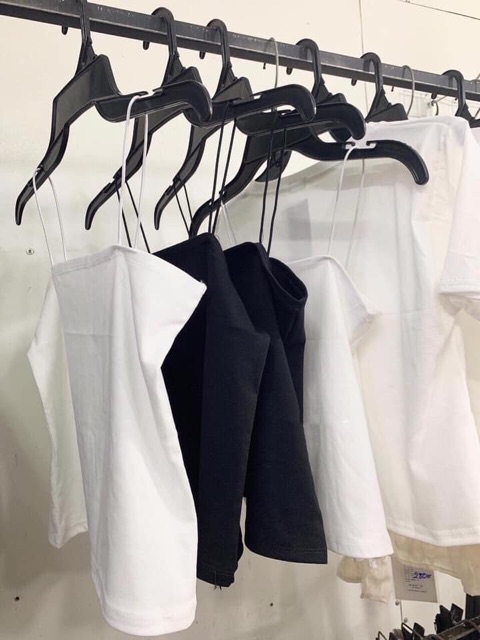 Áo 2 Dây Sợi Bún Chất Cotton Mát Lịm