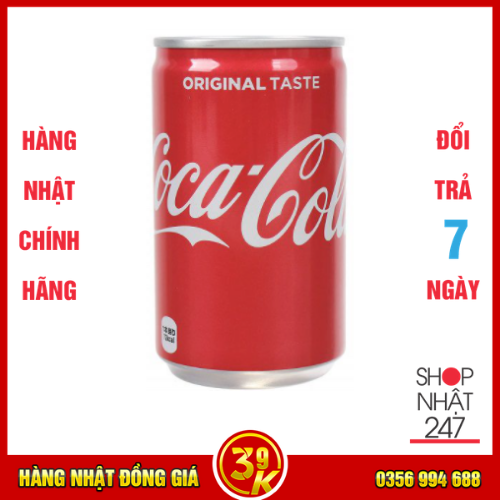 [Đồng giá 33k] Coca Cola Original Taste lon nhí 160ml - Nội địa Nhật Bản