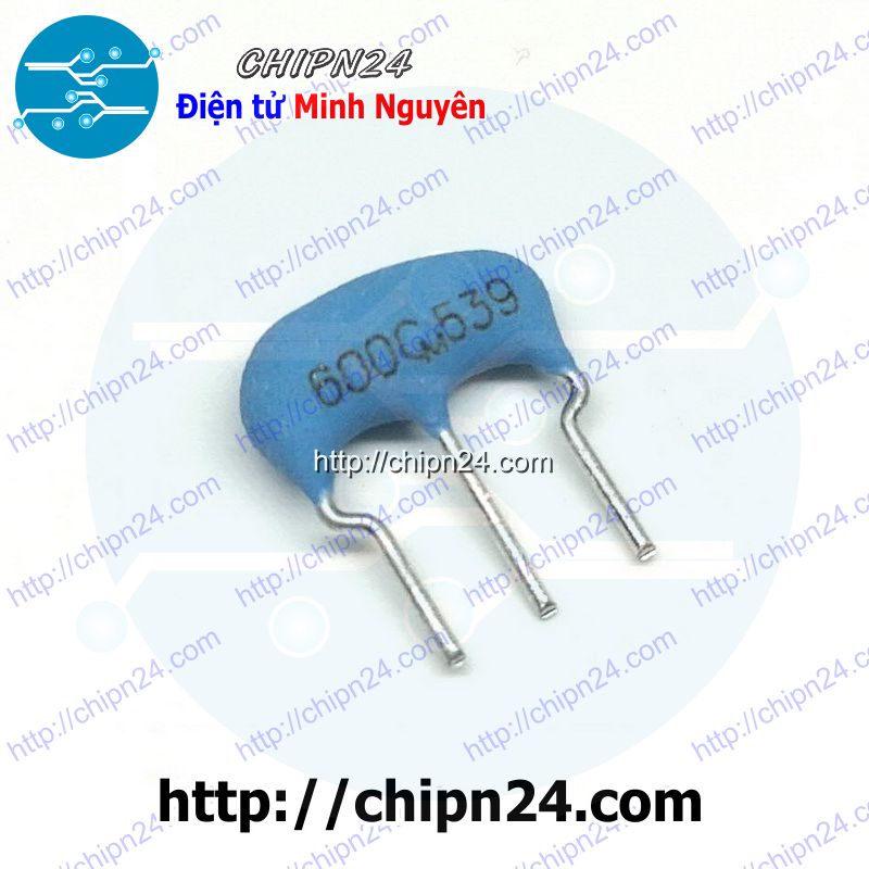 [3 con] (KG2) Thạch anh 3 chân 6M (dùng cho máy giặt, điều hòa 6MHz)