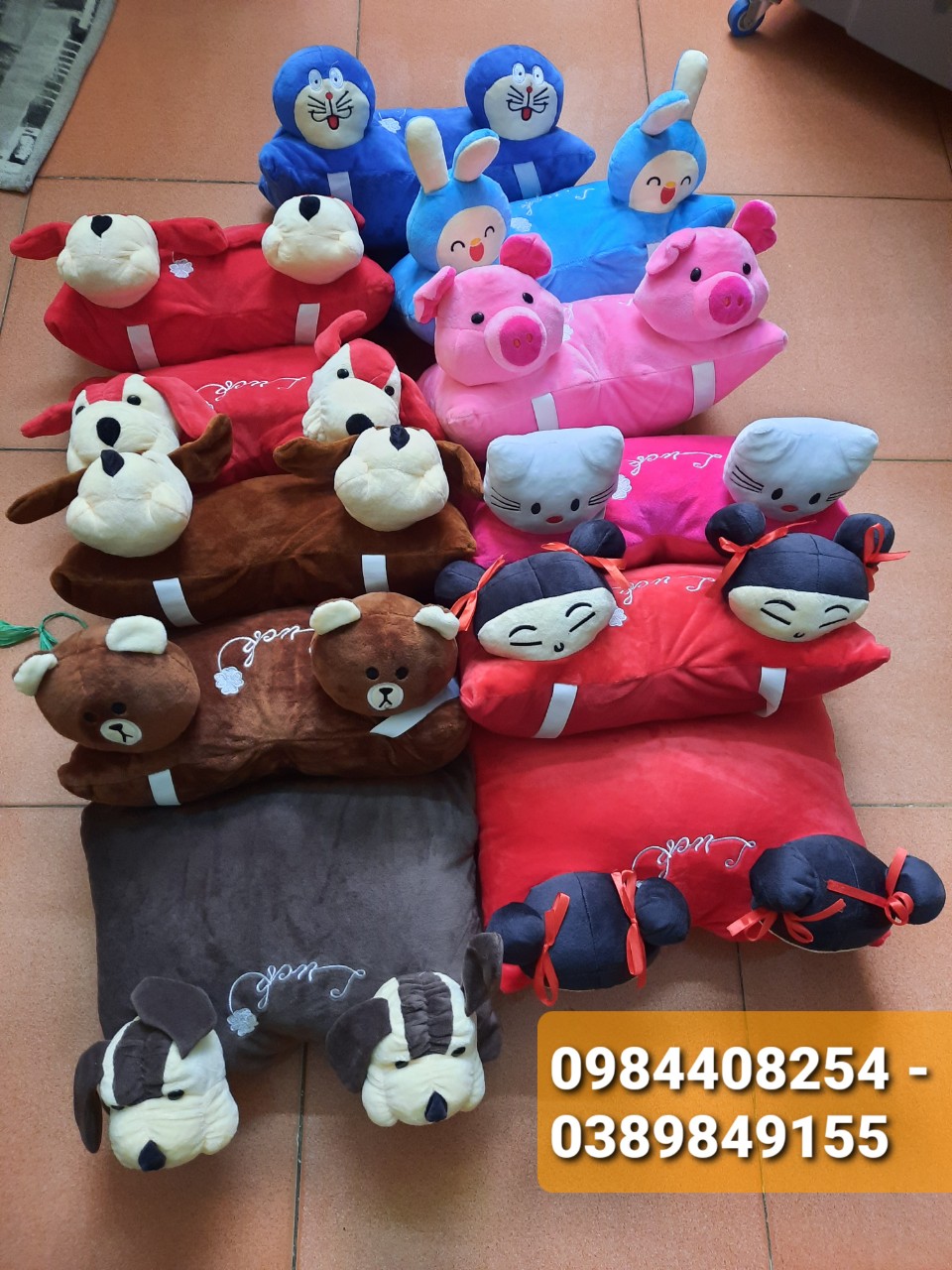 Gối đi xe máy cho bé (Loại 2 đầu)