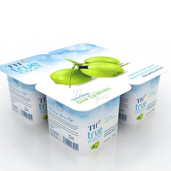 [Siêu thị WinMart] - Sữa chua ăn THTRUE milk dừa hộp 100g