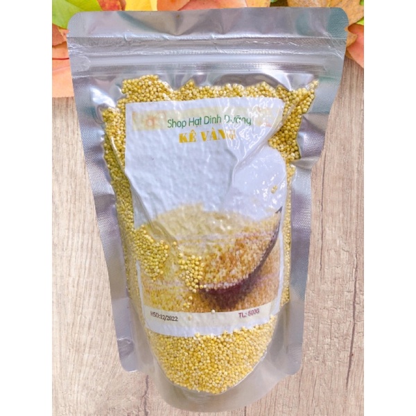 Hạt Kê vàng hữu cơ đã bóc vỏ 500Gr