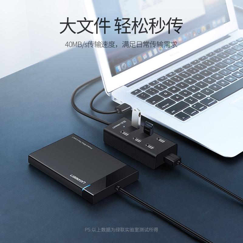 Bộ chia USB 2.0 7 cổng Ugreen 30374 chính hãng