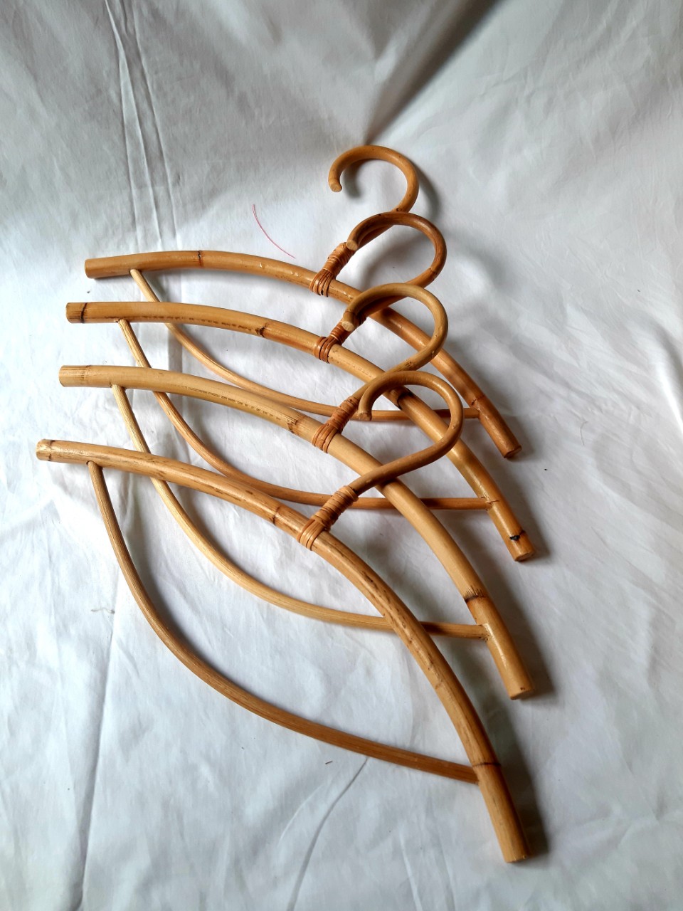 Móc áo mây  5 - Người lớn - Rattan Hanger - Vinatge - Boho Ngang 40 cao 26 cm Giá 1 cái