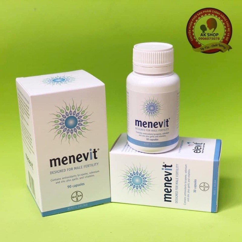 Vitamin menevit 90v hàng úc