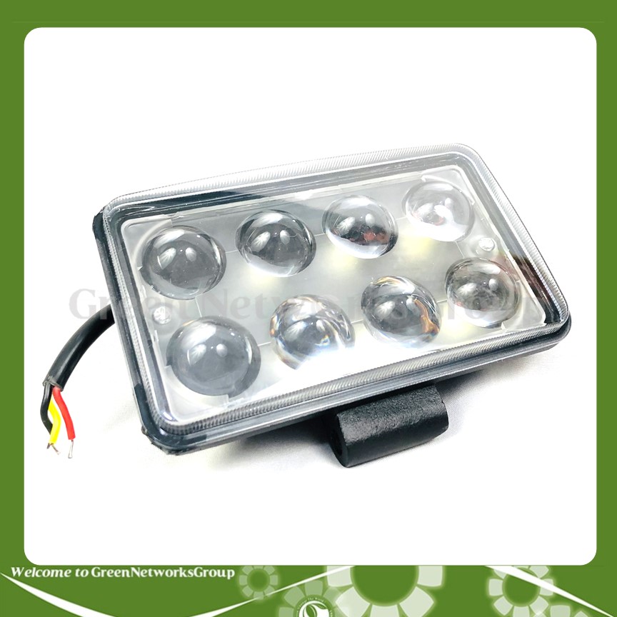 Đèn LED cảng 8 bóng lồi pha sáng trắng dành cho mô tô xe máy xe bán tải xe lôi Greennetworks
