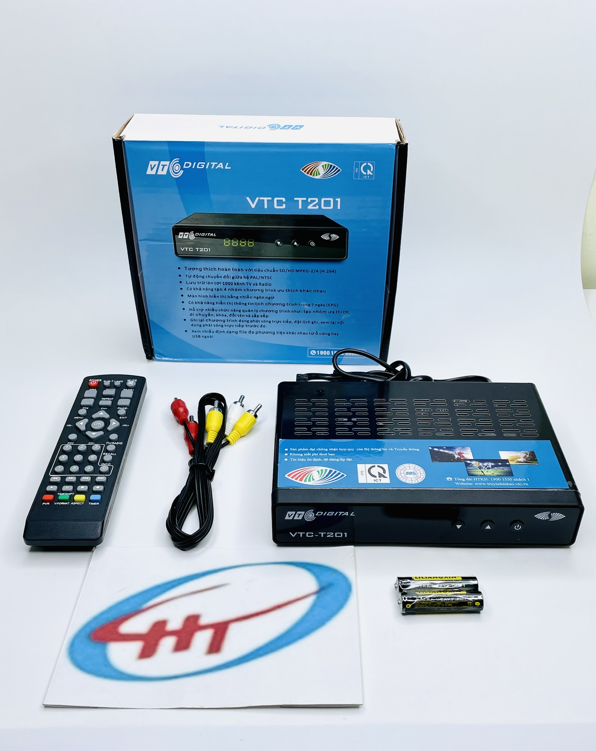 Đầu thu DVBT2 – VTC T201 Truyền Hình Số Mặt Đất Miễn Phí