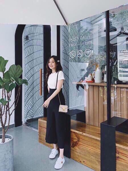 Set yếm quần dài cá tính xinh xắn tb