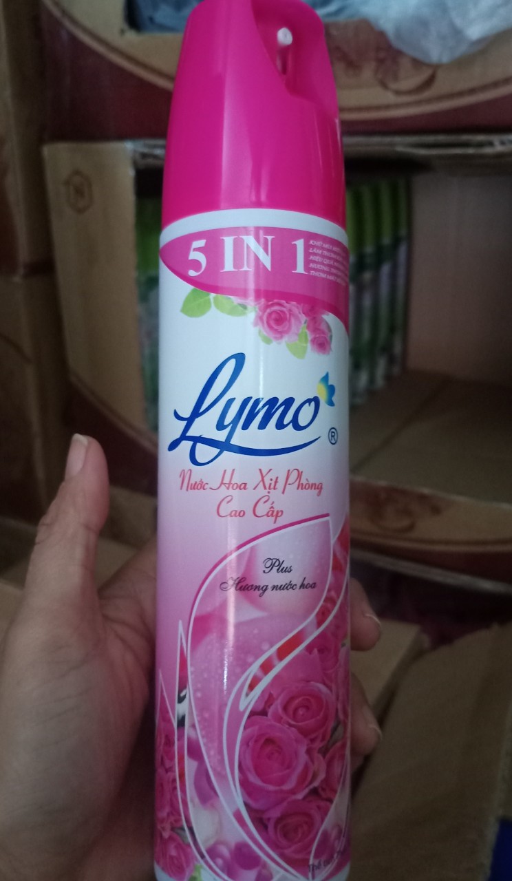 Xịt phòng Lymo 350ml Cao Cấp Làm Thơm Phòng