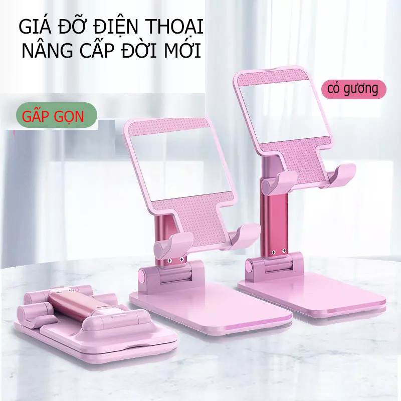 [GIÁ ĐỠ] Kệ điện thoại, iPad để bàn có thể gập gọn, chống tê mỏi tay - Hàng chất lượng