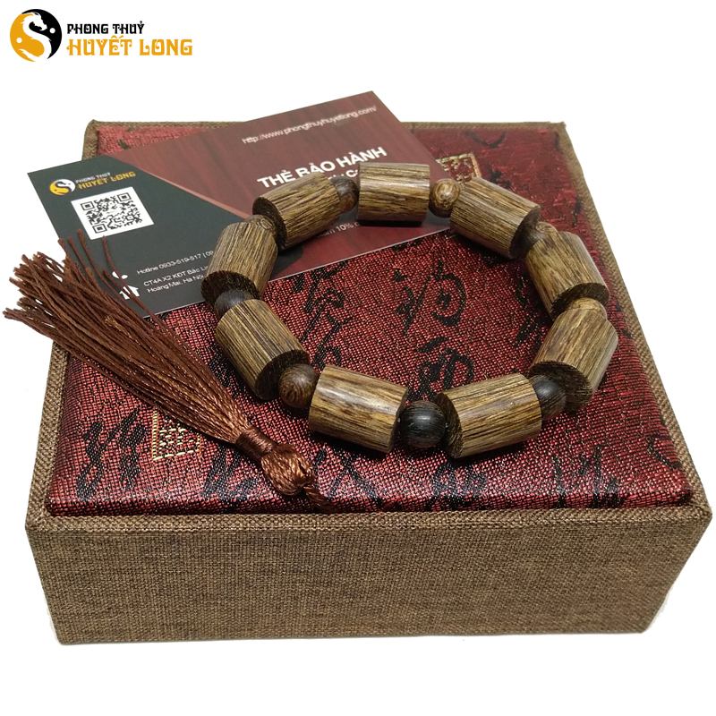 Vòng Tay Trầm Sánh Chìm Tròn- Vòng Trầm Hương Tự Nhiên Cao Cấp