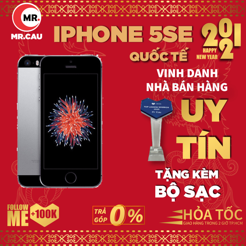 iPhone 5 SE RAM 2 G IOS 13 CẤU HÌNH MẠNH NGHE GỌI LƠN GAME ONLINE MƯỢT TẶNG PHỤ KIỆN BẢO HÀNH 6 THÁNG MR CAU Điện thoại smartphone giá rẻ
