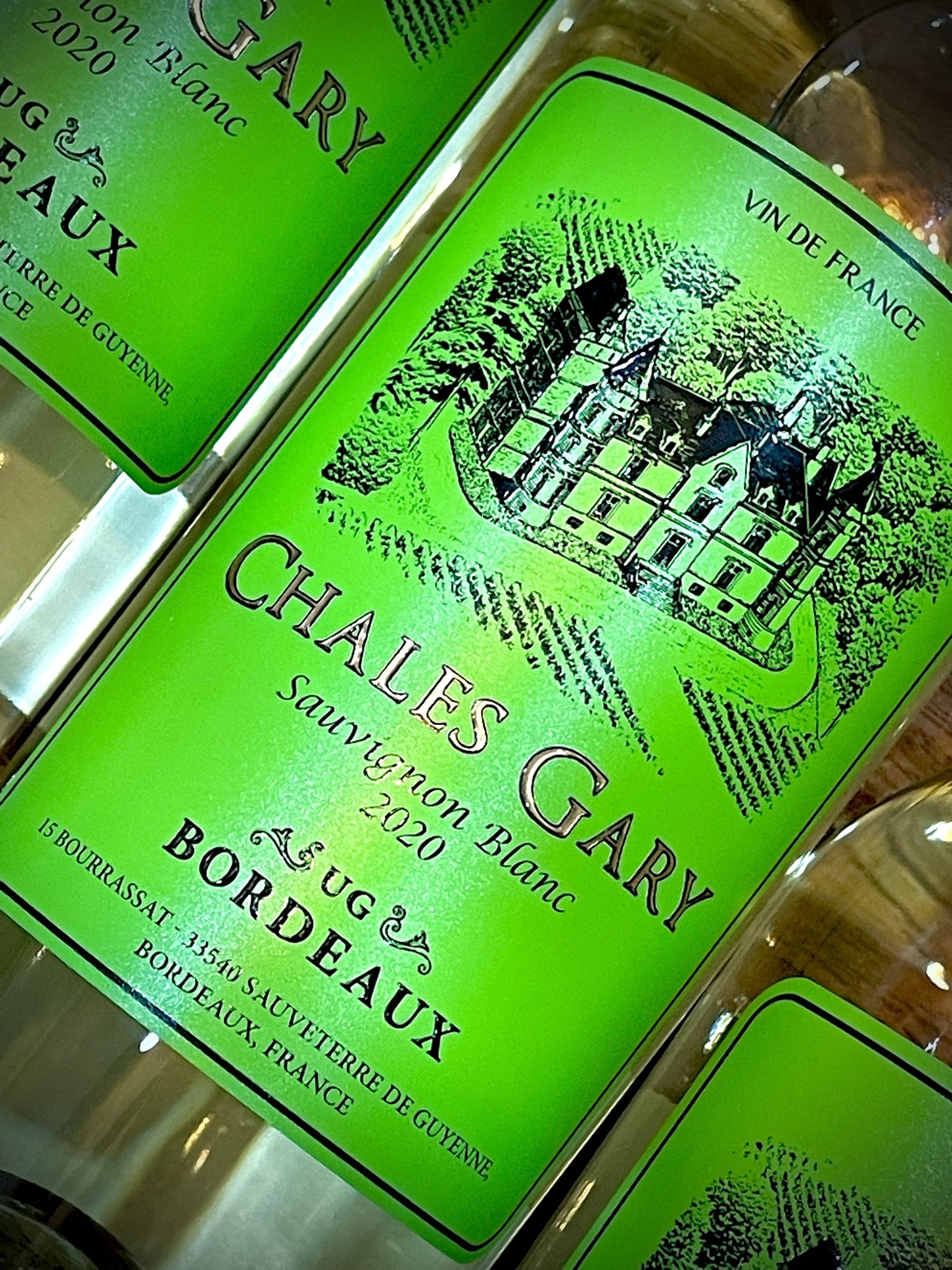 Vang Pháp Chales Gary Sauvignon Blanc