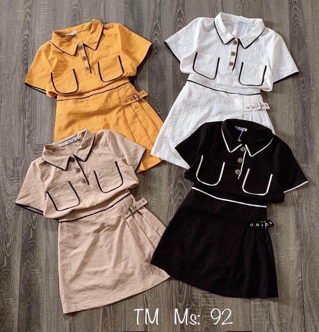 [HCM]Set váy  nữ cột nơ - MTB