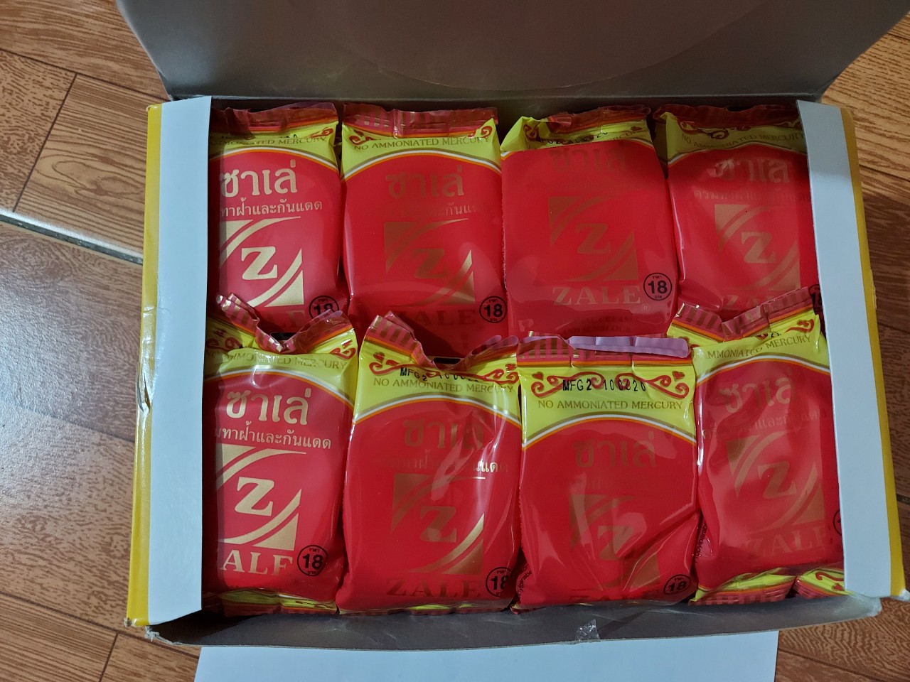 KEM ZALE ĐỎ THÁI LỐ X12hop