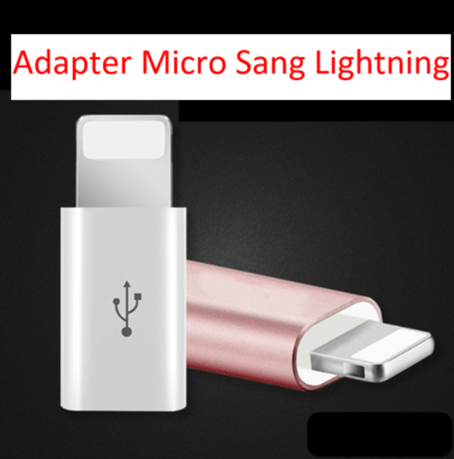 [HCM]Đầu chuyển đổi cổng Micro USB cái sang Iphone