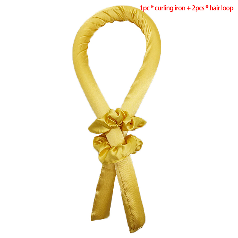 😍boloni băng đô thanh uốn không nhiệt thổi cuộn tóc, ruy băng xoăn lụa, xoăn lụa