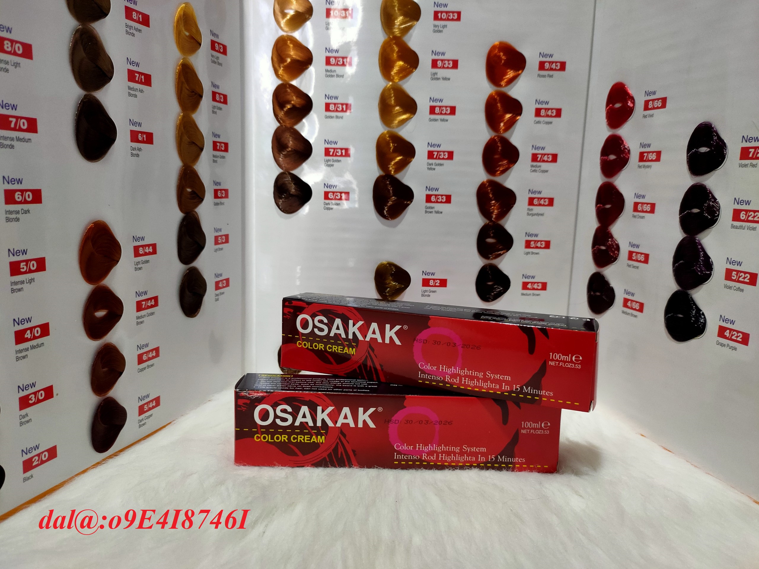 Màu nhuộm tóc osakaK 100ml