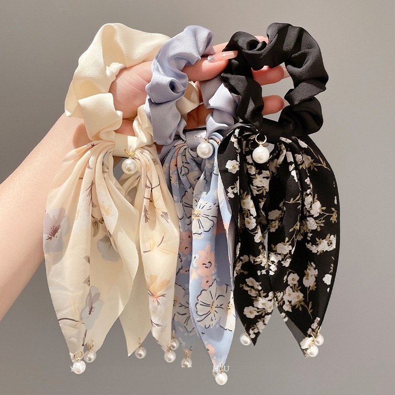 Dây cột tóc lụa dài tiểu thư nữ tính Lovelyhouse CHUNLUA265