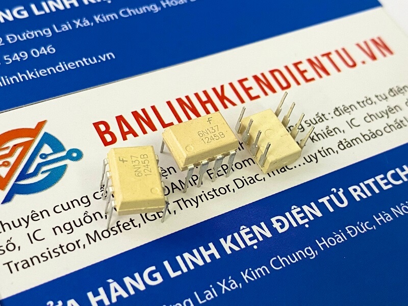 [Combo 5 chiếc] 6N137 Opto DIP-8 hàng chính hãng Fairchild