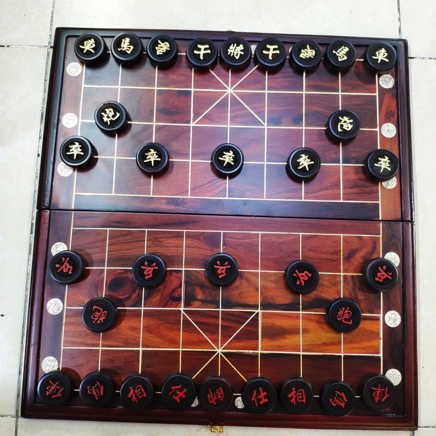 Bàn cờ gỗ hương - Kèm quân cờ