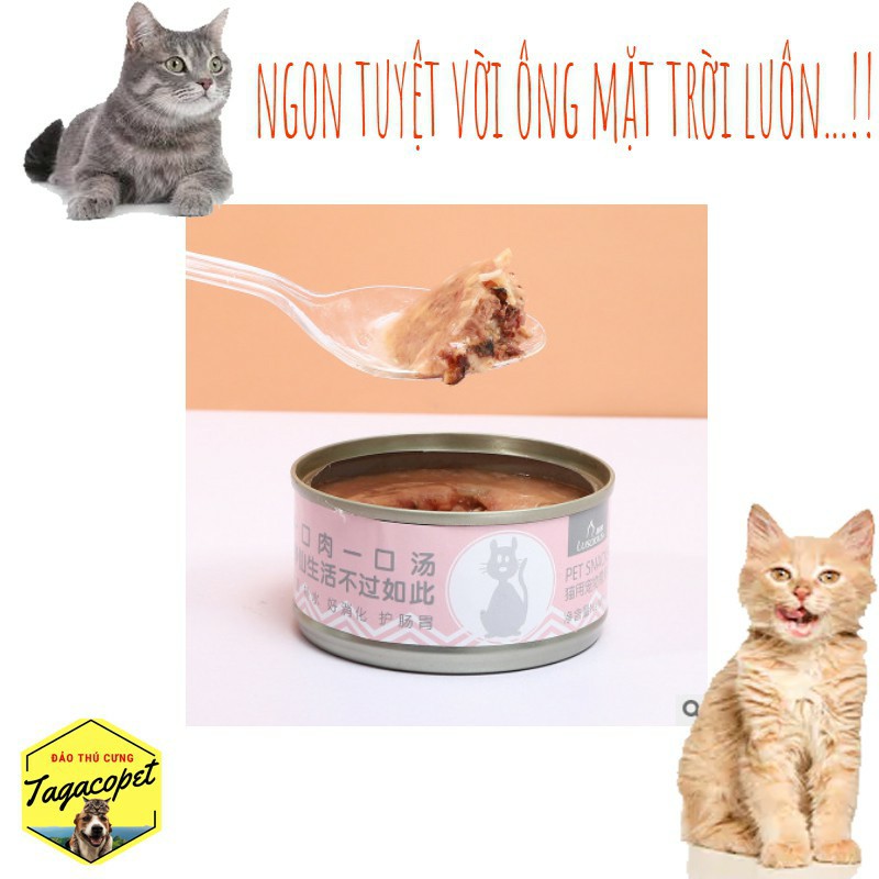 [HCM]Pate Lon Siêu Ngon Trộn Cơm Cho Mèo – 80gr